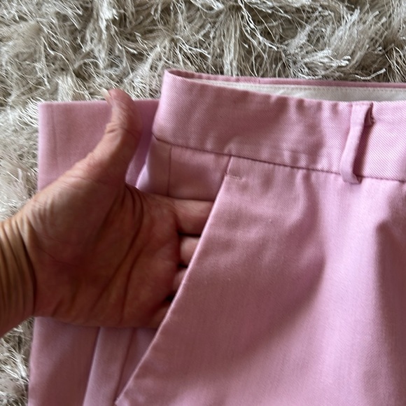 BANANA REPUBLIC Ryan Fit Ankle Crop Pant Pastel Pink Woman’s Trousers Size 4 - Picture 8 of 9